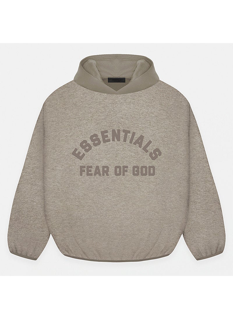 Generic - 2024 SS Two-Tone Fleece Hoodie ESSENTIALS FOG plant ash - Image 1