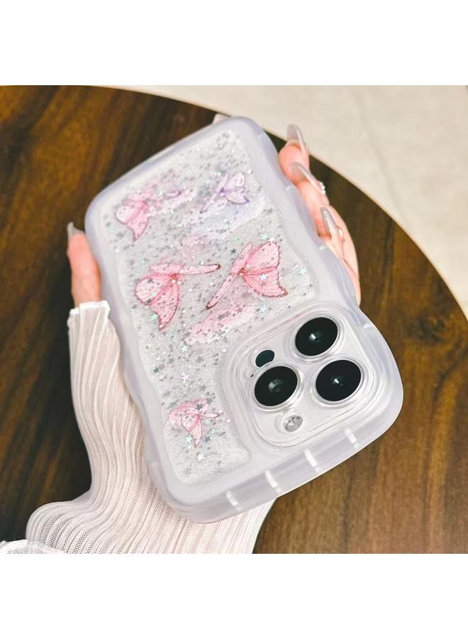 إيروريكس جراب لهاتف iPhone 15 بحافة مموجة من مادة TPU بتصميم فراشة هجينة من الكمبيوتر الشخصي - Image 4