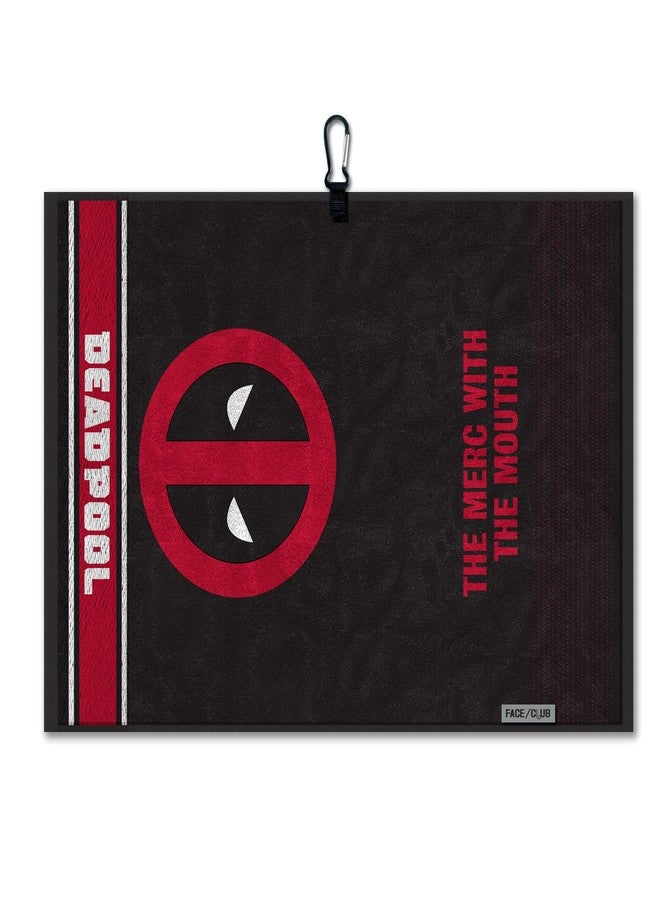 Team Effort Face/Club Jacquard Towel Marvel Deadpool - Image 1