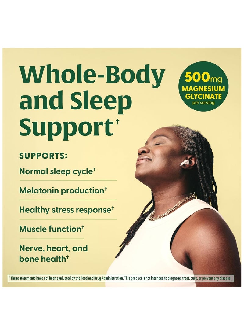 MegaFood MegaFood Magnesium Glycinate 500mg - Chelated Magnesium Supplement - 60mg Elemental Magnesium - Gentle on the Stomach - Supports Normal Sleep Cycle & Healthy Stress Response - 120 Capsules 60 Servings  - Image 4