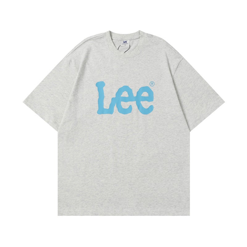 Lee Classic Logo Loose Round Neck Cotton Short Sleeve T-Shirt - Image 1