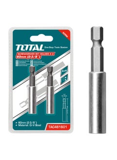 TOTAL TOTAL Screwdriver Bit Holder 2Pcs 60mm TAC461601  - Image 1