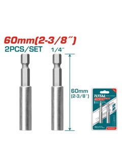 TOTAL TOTAL Screwdriver Bit Holder 2Pcs 60mm TAC461601  - Image 2