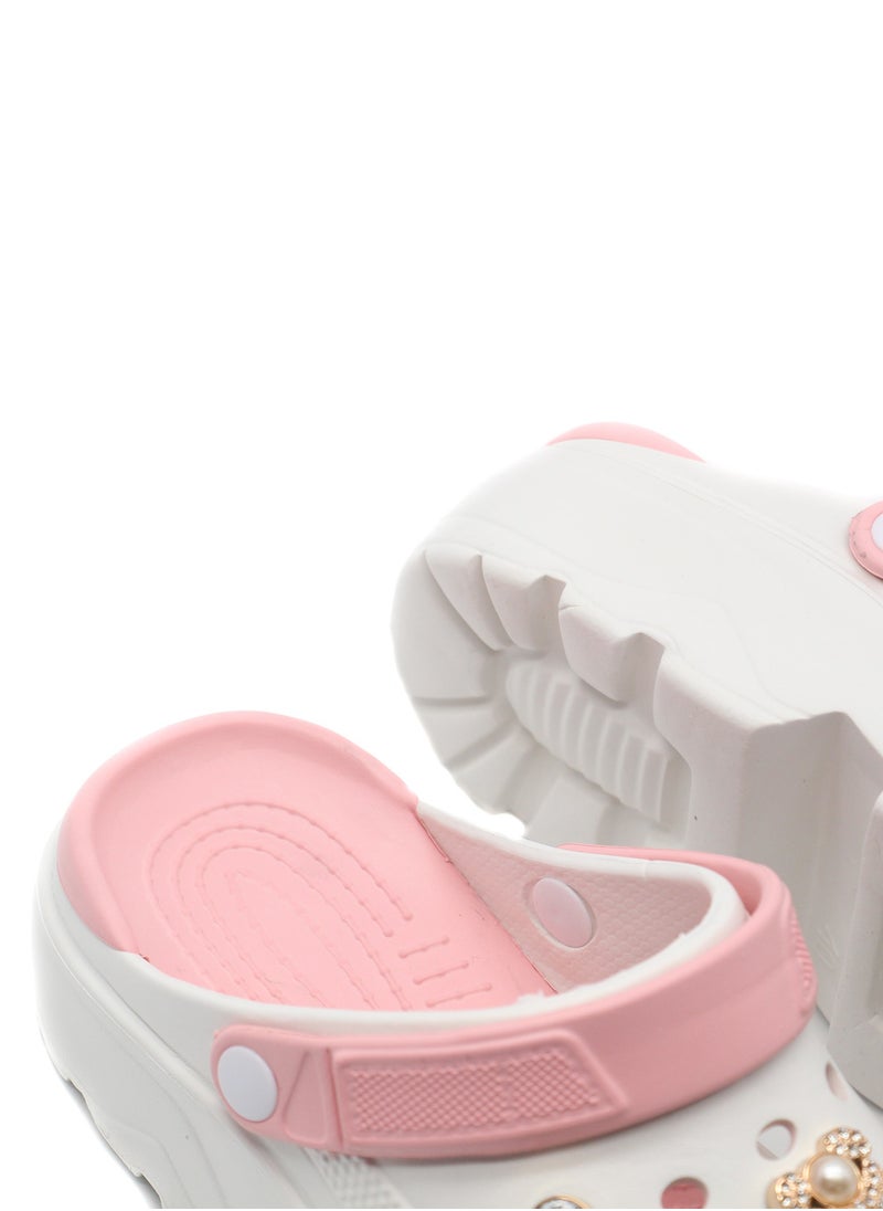 Kids Melody - Women and Girls Clogs | Slip-On, Arch Support, High Heels Mules Clogs | Slide Wedge Sandals for Women's - Image 1