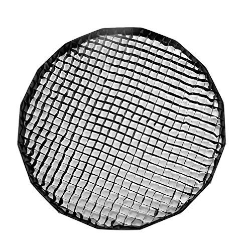 Selens 26 inch/65 cm 16-Rib Beauty Dish Photography Softbox Honeycomb Grid, Black - Image 5