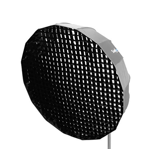 Selens 26 inch/65 cm 16-Rib Beauty Dish Photography Softbox Honeycomb Grid, Black - Image 1