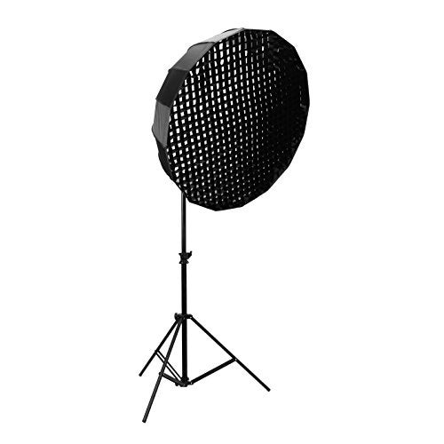 Selens 26 inch/65 cm 16-Rib Beauty Dish Photography Softbox Honeycomb Grid, Black - Image 4