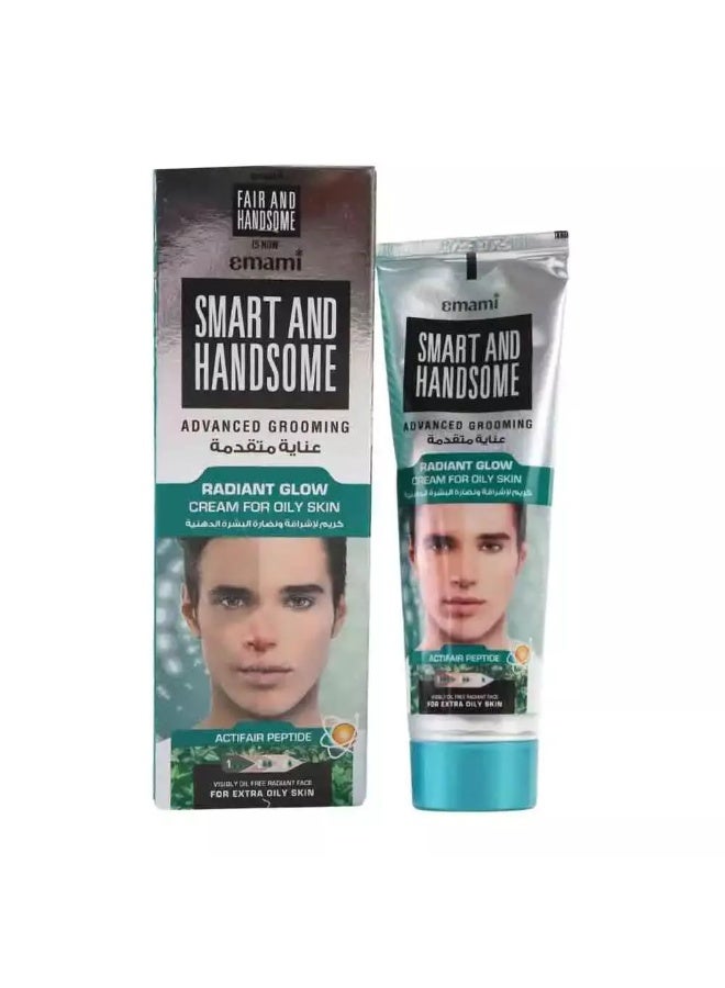 Emami Fair and Handsome Radiant Glow Cream for Mens Oily Skin- 100gms