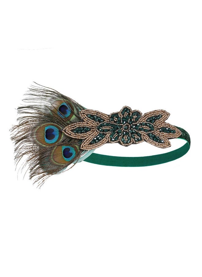 1920S Flapper Headband Peacock Feather Headpiece Gatsby Accessories For Women Sequined Showgirl Headpiece (Style-7) - pzsku/Z0FDDA431C8DAEF103D03Z/45/_/1735566898/fd9b4ebb-cb54-499c-a668-c6fde5044a61