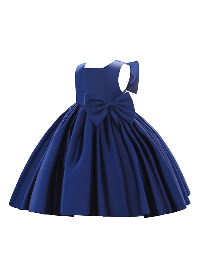 D'Daniela Satin Bow Dress