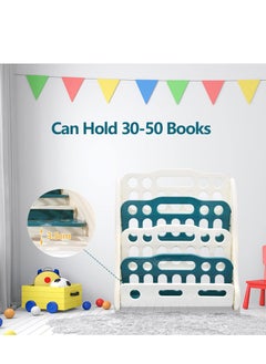 MIXDE Kids Book Rack Colored Book Shelf Children Book Organizer Baby Special Simple Bookshelf for Book Storage Display Holder Bookcase  - Image 3