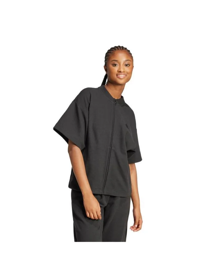 Adidas ALL SZN CLOUD JERSEY FULL-ZIP SHIRT