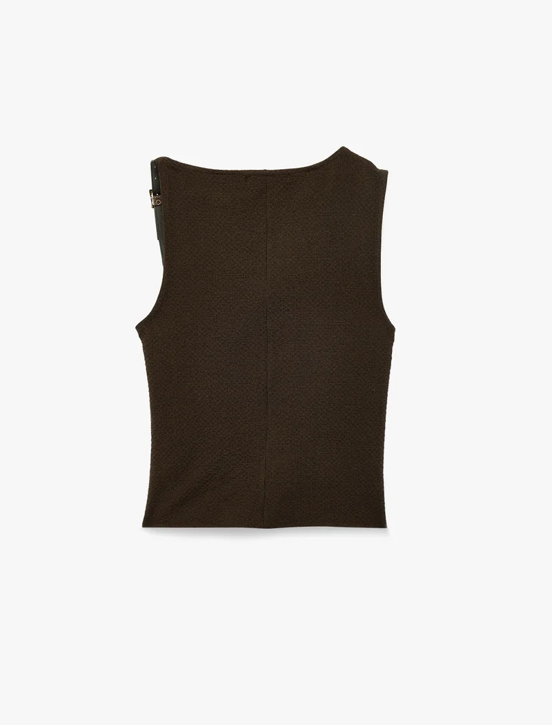 كوتون Cowl Neck Blouse