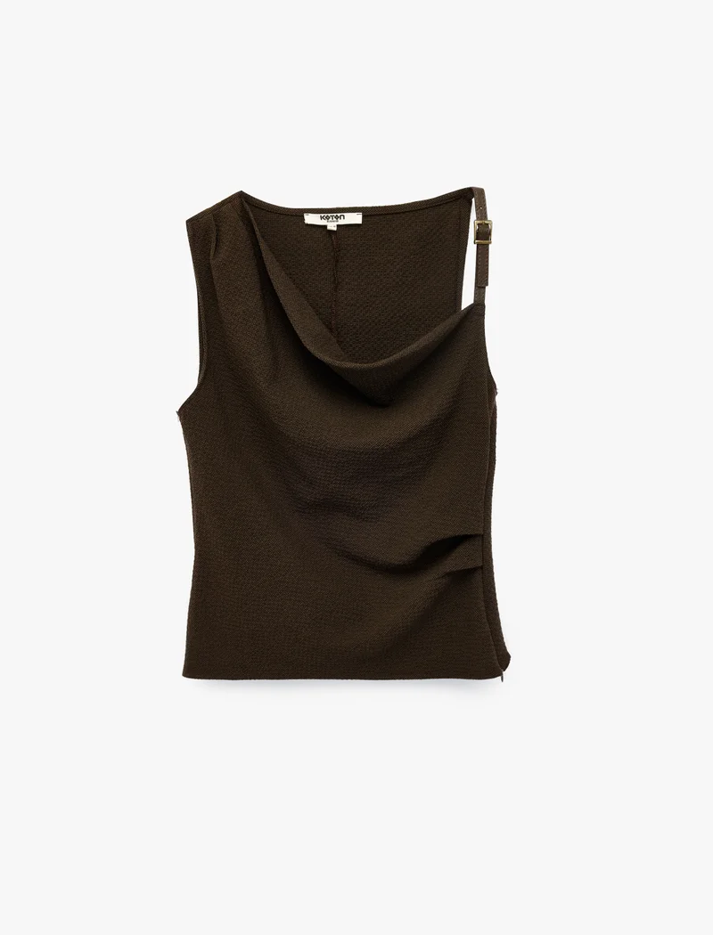كوتون Cowl Neck Blouse