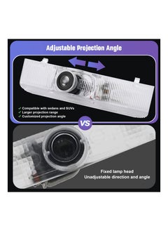 Y&D 2PCS No Fade LED Car Lights Welcome Door Logo Projection Eye-Catching Displays Light Compatible with Altima Maxima Armada Titan Quest Pathfinder TERRA  - Image 5