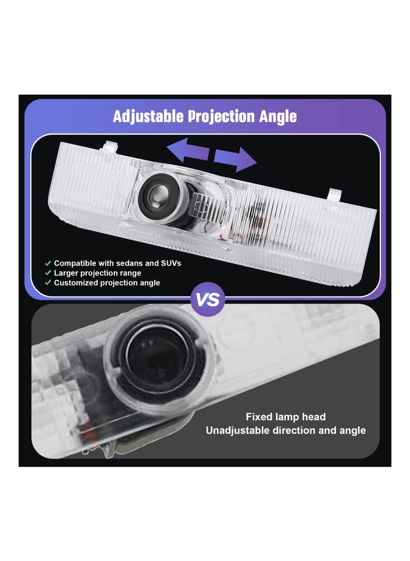 Y&D 2PCS No Fade LED Car Lights Welcome Door Logo Projection Eye-Catching Displays Light Compatible with Altima Maxima Armada Titan Quest Pathfinder TERRA  - Image 5