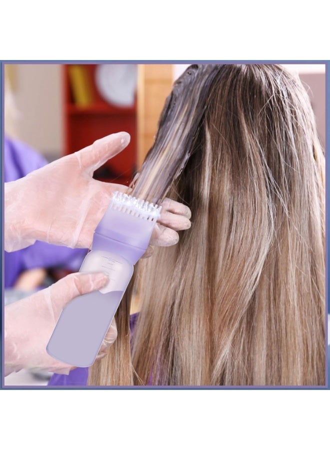 زجاجة توزيع زيت الشعر من بيمويز، 6 أونصة، فرشاة توزيع زيت الشعر مع مقياس متدرج - متعددة الألوان - Image 5