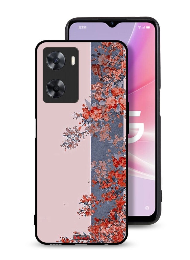 Tolwak Oppo A77s Protective Case Cover Tree Leaves And Flowers Art - Image 1