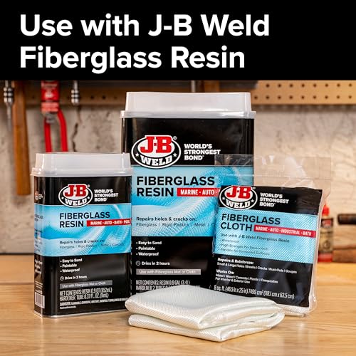 JB WELD قماش الألياف الزجاجية J-B Weld 8 قدم مربع (46.5" × 25") - Image 2