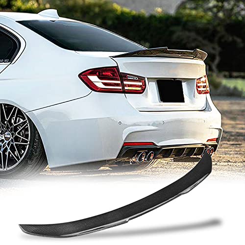 MCARCAR KIT Real Carbon Fiber Trunk Spoiler for BMW 3 Series F30 20132018F80 M3 20142018 328i 335i 320i 330i 340i 316i 318i Rear Boot Lid Highkick Spoiler Wing Lip Carbon Fiber