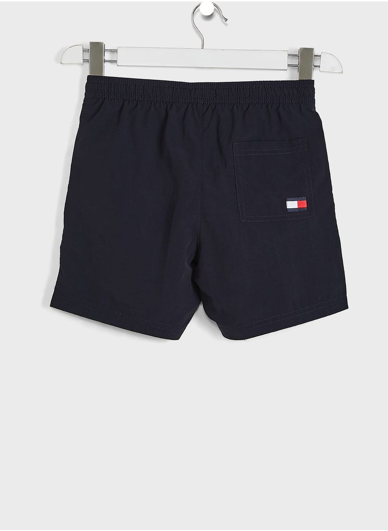 TOMMY HILFIGER - Youth Colorblock Swim Shorts - Image 1