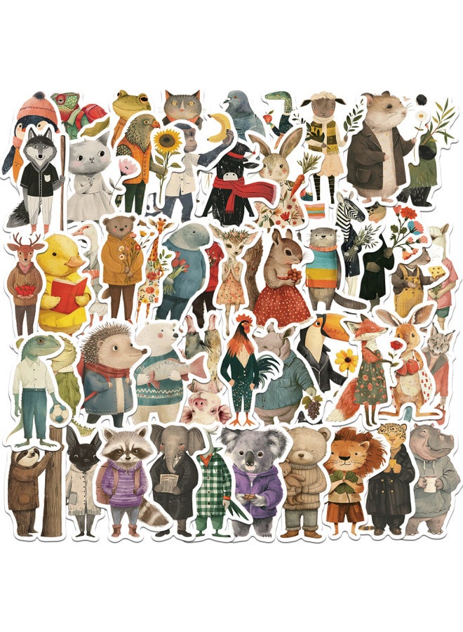 [super Complete Collection] Farm Wildlife Stickers Children's Toys Elk Alpaca Panda Lion Stickers