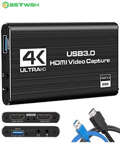 BSTWSH Video Capture Card 4K 1080P 60FPS, HDMI Capture Card Switch ...
