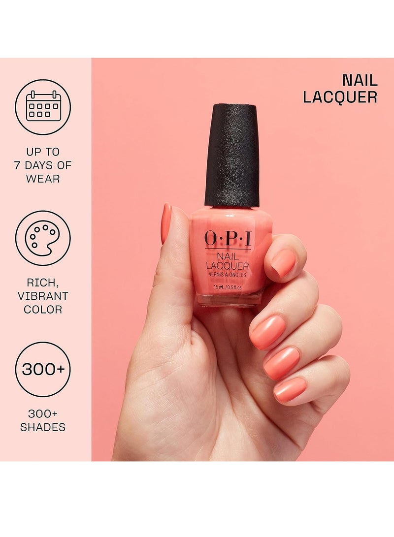 أو بي آي O.P.I طلاء أظافر 15 مل طلاء أظافر يدوم طويلاً ومقاوم للتشقق - Image 3