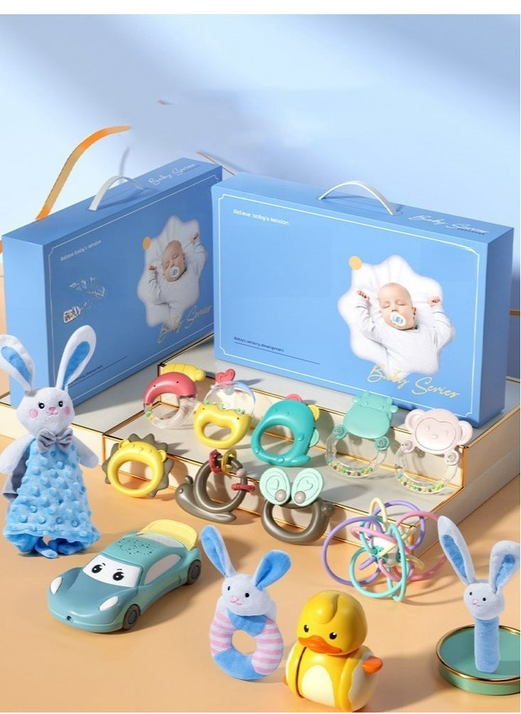 Warrior 12 piece set-Newborn Gift Set Of 13 Hand Cranking Bells For Biting And Soothing Toys  - Image 2