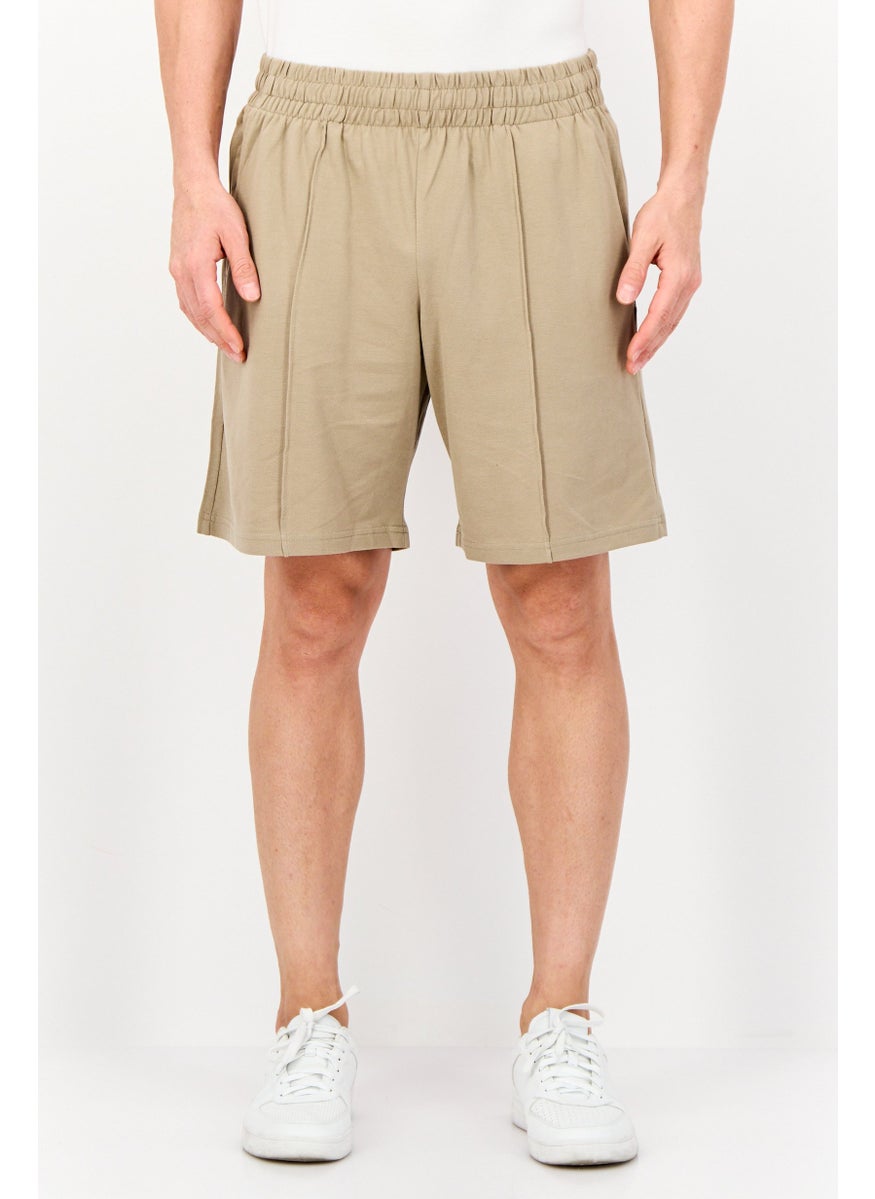 Jack Jones Men Plain Basic Short, Light Khaki  - Image 1