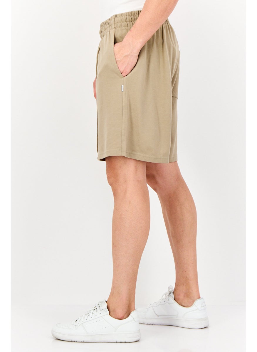 Jack Jones Men Plain Basic Short, Light Khaki  - Image 2