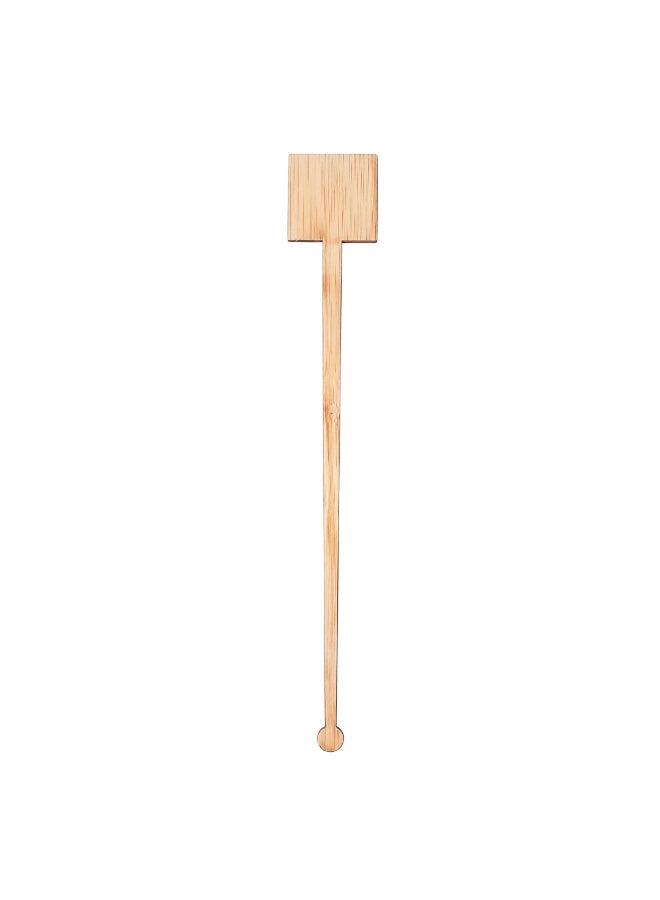 Restaurantware 7 Inch Coffee Stirrers, 1000 Disposable Coffee Stir Sticks - Square Top, Sturdy, Natural Bamboo Drink Stirrers, Stirrers For Hot and Cold Beverages, Break-Resistant  - Image 1