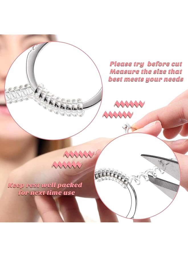 erorex Invisible Ring Size Adjuster Ring Size Adjuster For Loose Rings 16 Pack 4 Sizes Invisible Ring Guards For Women And Men Resizer Fit Almost Any Size Rings. - Image 3