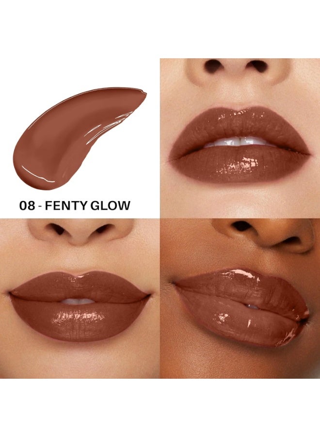 COLORS QUEEN Gloss Stick | Lightweight & Non-Sticky Lip Gloss | Smooth 8 Hrs Hydrating Formula | High Shine Lipstick for Women Enriched with Shea Butter, Vitamin E & Squalane (08 - Fenty Glow, 3.6g) - Image 2