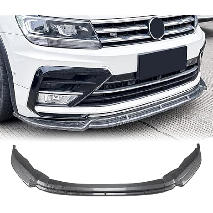 AUSMILA طقم شفة سبويلر أمامي لسيارة VW Tiguan MK2 R Line 2017-2020 - Image 1