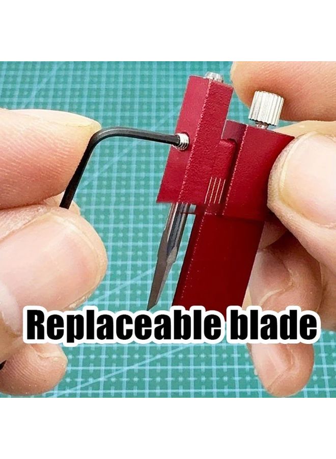 1 Set Precision Line Marker Interchangeable Tips For Architectural Models Faux Leather Crafting DIY - Image 5