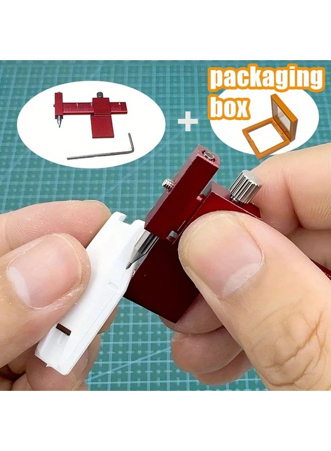 1 Set Precision Line Marker Interchangeable Tips For Architectural Models Faux Leather Crafting DIY - Image 2