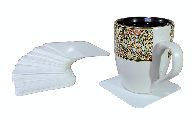 esplanade Disposable Paper Coasters (Set of 100) - Use and Throw Reversible Paper Coasters-Perfect for Bar, Hotel, Restaurant Purpose & Parties. - Image 4
