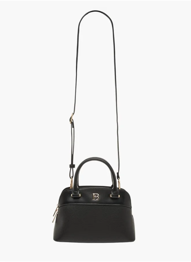 Flora Bella By Shoexpress Womens Textured Tote Bag With Top Handles And Zip Closure