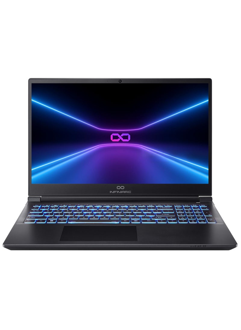 INFINIARC - G600 Gaming Laptop – 15.6" FHD 144Hz IPS Display, Intel Core i7-13650HX, NVIDIA RTX 4060 8GB, 16GB DDR5 RAM, 1TB SSD, Multi-Color Backlit Keyboard, Wi-Fi 6, Windows – Black - Image 1