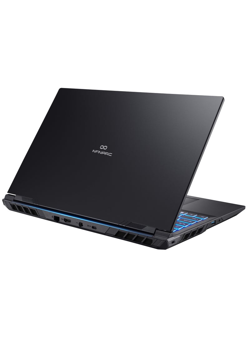 INFINIARC - G600 Gaming Laptop – 15.6" FHD 144Hz IPS Display, Intel Core i7-13650HX, NVIDIA RTX 4060 8GB, 16GB DDR5 RAM, 1TB SSD, Multi-Color Backlit Keyboard, Wi-Fi 6, Windows – Black - Image 1