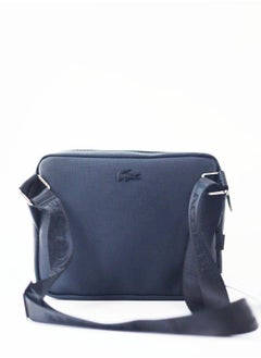 LACOSTE Lacoste black and white crocodile-print cross-body clutch  - Image 2