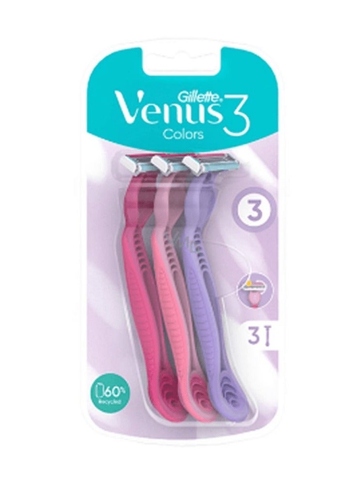 أداة حلاقة سمبلي فينوس 3 شفرات - 3قطع - Image 1