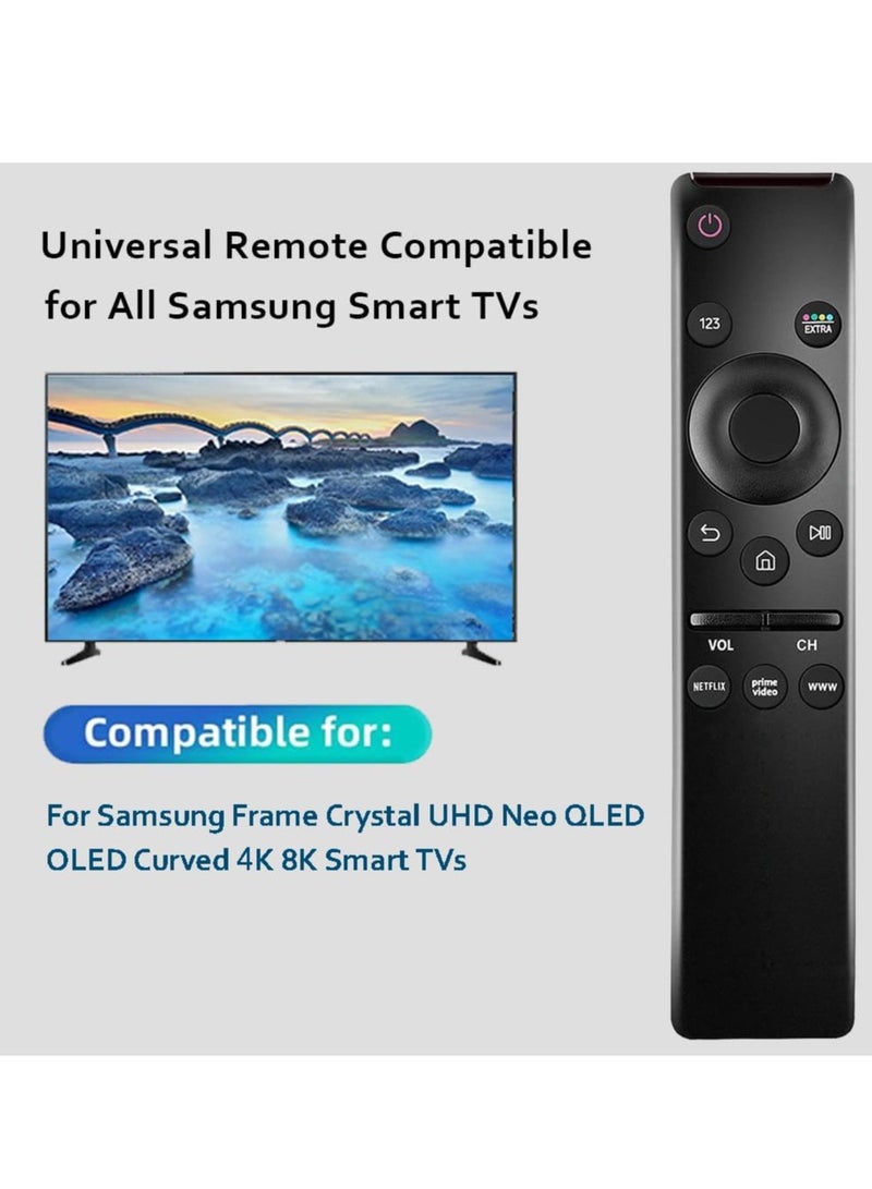 ELTRAZONE Universal Replacement Remote Control Compatible with All Samsung Smart TV LED QLED UHD HDR LCD HDTV 4K 8K Crystal Frame 3D Curved TV with Shortcut Buttons (No Voice Function) - Image 4