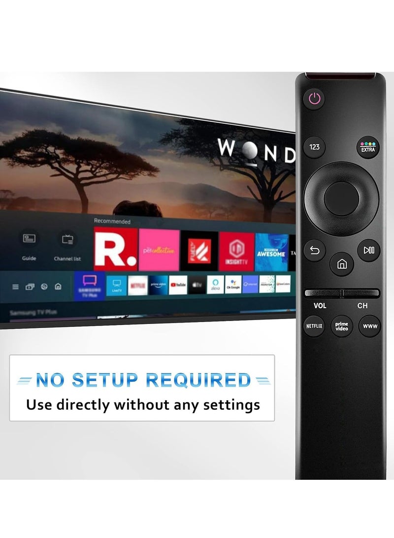 ELTRAZONE Universal Replacement Remote Control Compatible with All Samsung Smart TV LED QLED UHD HDR LCD HDTV 4K 8K Crystal Frame 3D Curved TV with Shortcut Buttons (No Voice Function) - Image 5