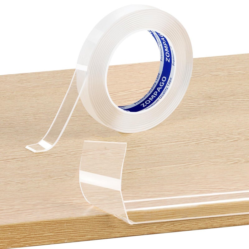 ZOMPAGO Clear Soft Corner Protectors for Furniture Strip08in W x 984FTLSharp Edge Table BumperWindow EdgeWall Protector Soft Corner Guards Safe for ProofTable Corner Protectors in Family - Image 2