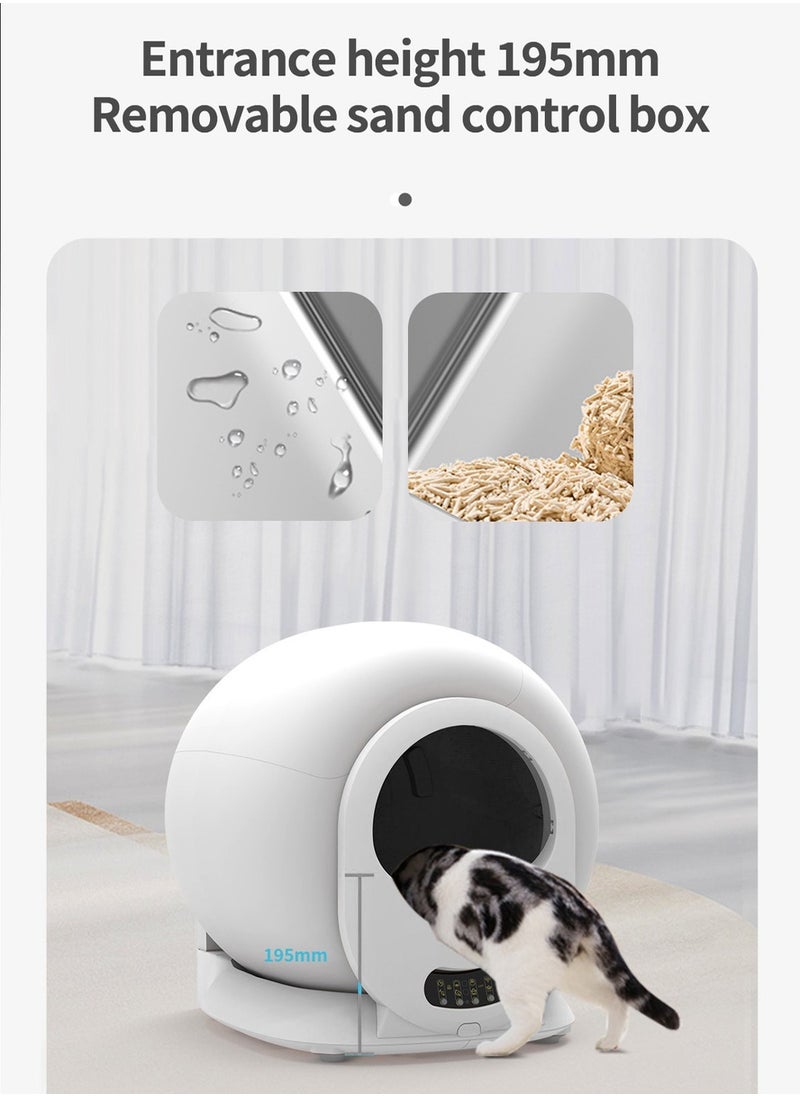Kidle - Automatic Cat Litter Box Self Cleaning Cat Litter Box Capacity Smart Cat Litter Box for Multiple Cats - Image 1