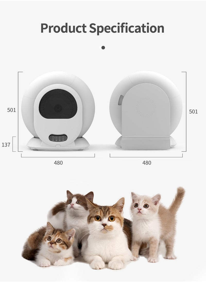Kidle - Automatic Cat Litter Box Self Cleaning Cat Litter Box Capacity Smart Cat Litter Box for Multiple Cats - Image 1