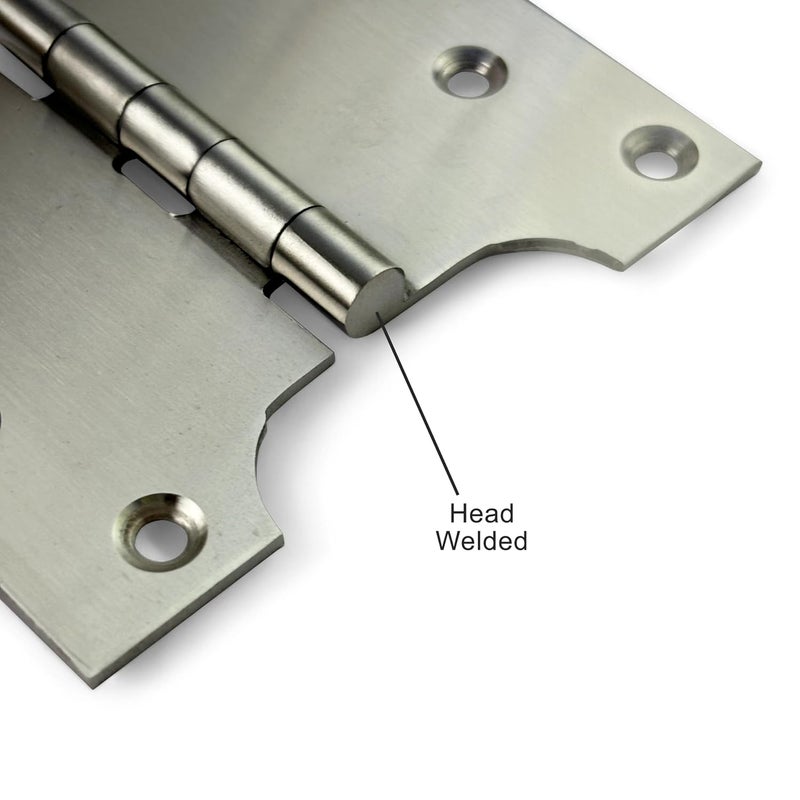 Moksh Plus SS Parliament Hinges Smooth Movement and Welded Premium Stainless Steel HingesKabja for Door and Window Hardware Pack of 3 Pcs 4 x 2 x 12 Guage 25mm - Image 4