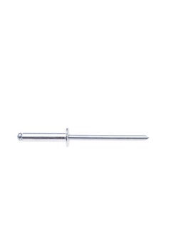 AQSON 3.2mm x 12mm Alloy Rivets, 100 Pack – Rivets for Metal, Blind Rivet, Dome Head Rivet, Aluminium Body and Steel Mandrel Pop Rivets for Tinplate, Metal Fastening, Leather – Push Rivets  - Image 4